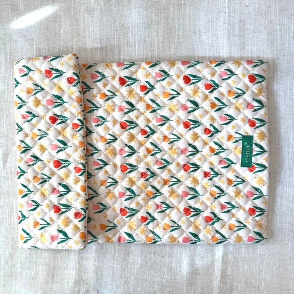 Ban.do Quilted Laptop Sleeve Floral Tulip Star Print Padded Case